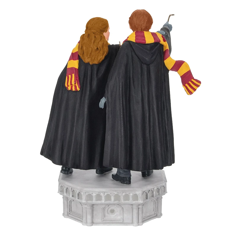 Harry Potter and the Chamber of Secrets™ Collection Ron Weasley™ and Hermione Granger™ Ornament With Light and Sound for only USD 49.99 | Hallmark