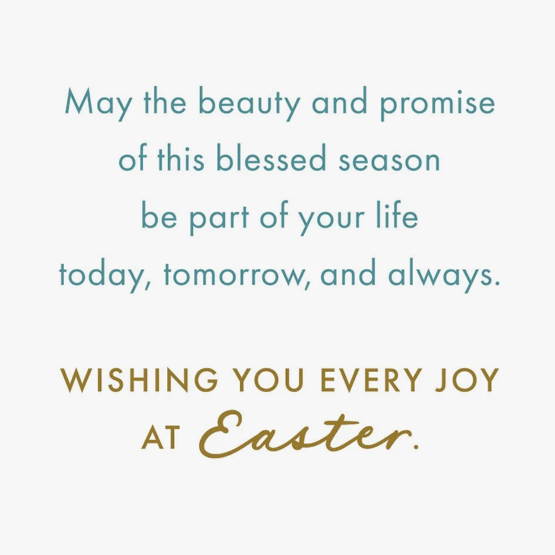 Rejoice Floral Cross Easter Card for only USD 2.99 | Hallmark