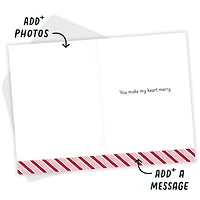 Candy Cane Heart Custom Holiday Card for only USD 4.99 | Hallmark