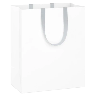 9.6" Solid White Medium Gift Bag for only USD 3.99 | Hallmark