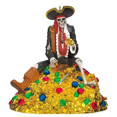 Disney Pirates of the Caribbean Collection Treasure Skeleton Ornament With Light and Sound for only USD 49.99 | Hallmark