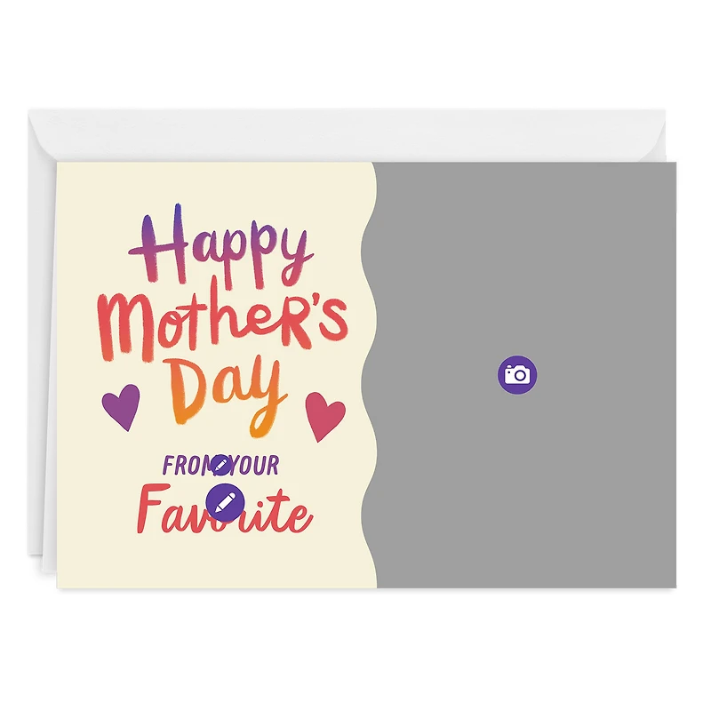 Bright Ombré and Hearts Custom Mother's Day Card for only USD 4.99 | Hallmark
