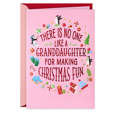 A Granddaughter Makes Christmas Fun Christmas Card for only USD 5.99 | Hallmark