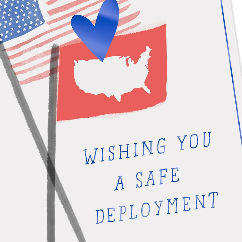 Wishing You a Safe Deployment Military Goodbye Card for only USD 2.99 | Hallmark