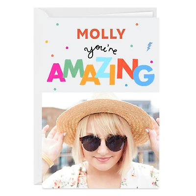 Personalized You're Amazing Photo Card for only USD 4.99 | Hallmark