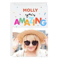 Personalized You're Amazing Photo Card for only USD 4.99 | Hallmark