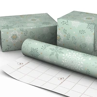 Snowflakes on Sage Wrapping Paper Roll, 22.5 sq. ft. for only USD 4.99 | Hallmark