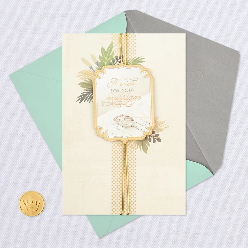 A Wish For Your Marriage Wedding Card for only USD 6.99 | Hallmark