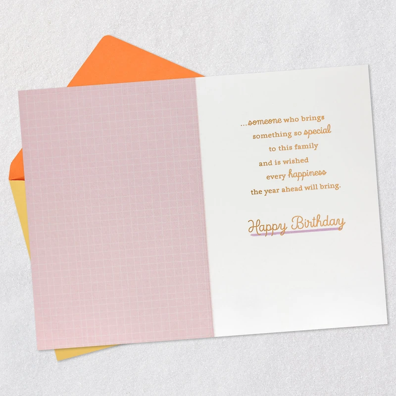 You Bring Something Special to this Family Birthday Card for Her for only USD 5.99 | Hallmark