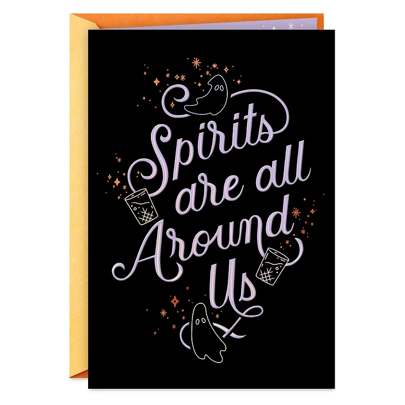Cocktails and Ghosts Halloween Card for only USD 3.99 | Hallmark