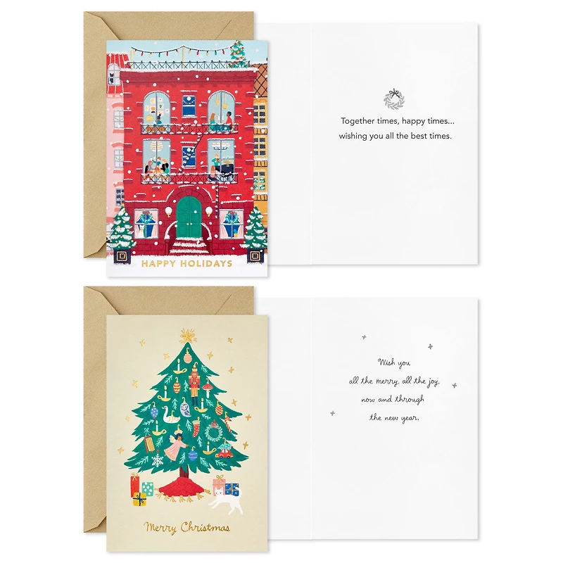 Vintage Cheer Assorted Boxed Christmas Cards, Pack of 36 for only USD 18.99 | Hallmark