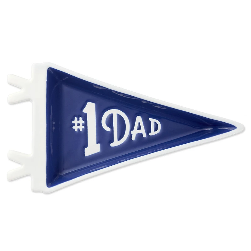 #1 Dad Pennant-Shaped Trinket Tray for only USD 19.99 | Hallmark