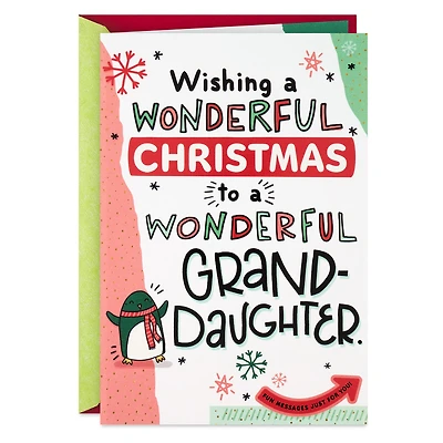 Do Whatever Makes You Happiest Fill-in-the-Blank Christmas Card for Granddaughter for only USD 6.99 | Hallmark