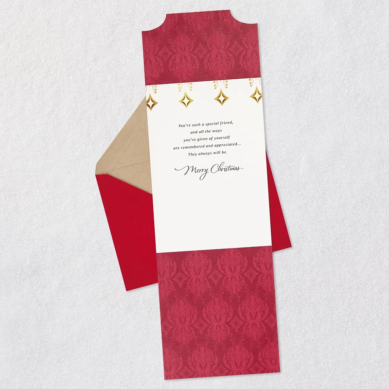 You're Remembered and Appreciated Christmas Card for Friend for only USD 3.99 | Hallmark