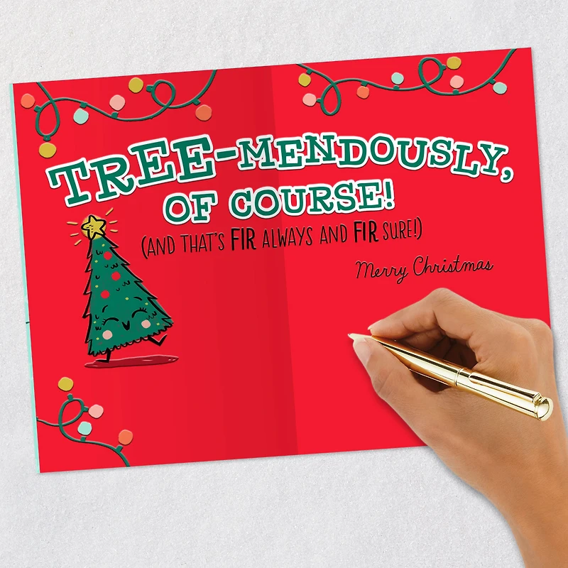 You're Tree-mendously Loved Funny Christmas Card for Niece for only USD 2.99 | Hallmark
