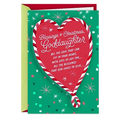 Love and Joy to Fill Your Heart Religious Christmas Card for Goddaughter for only USD 2.99 | Hallmark