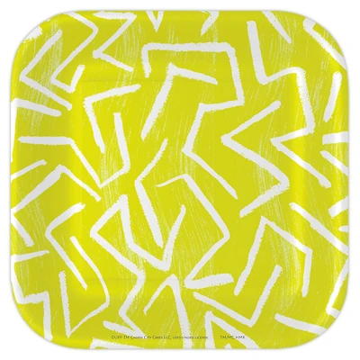 Zig-Zag Stripe on Yellow Dessert Plates, Pack of 8 for only USD 3.99 | Hallmark