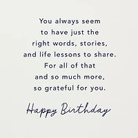 You're a Gift to Our Family Birthday Card for Father-in-Law for only USD 6.59 | Hallmark