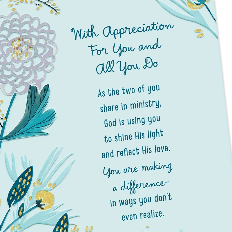 Asking God to Bless You Both Clergy Appreciation Card for Minister and Spouse for only USD 2.99 | Hallmark