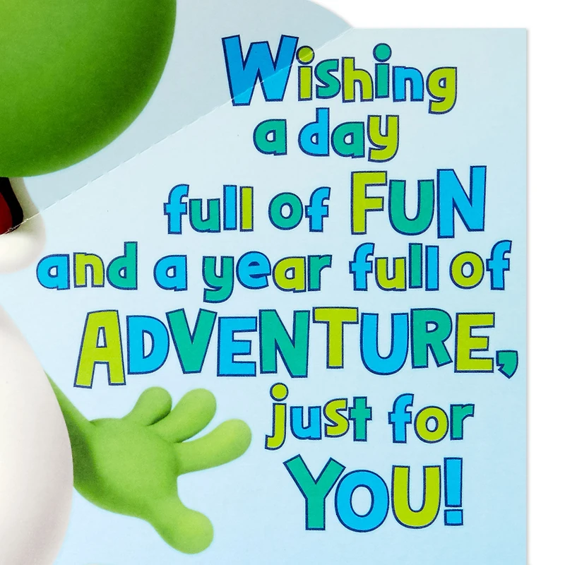 Nintendo Super Mario™ Yoshi Fun and Adventure Pop-Up Birthday Card for Kids for only USD 5.59 | Hallmark