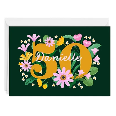 Every Year of You Custom 50th Birthday Card for only USD 4.99 | Hallmark
