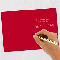 Peanuts® Count My Blessings, Snoopy and Woodstock Valentine's Day Card for only USD 2.50 | Hallmark