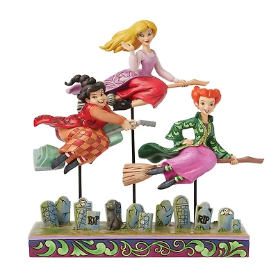 Jim Shore Disney Hocus Pocus Flying Sanderson Sisters Figurine, 9.4" for only USD 119.99 | Hallmark