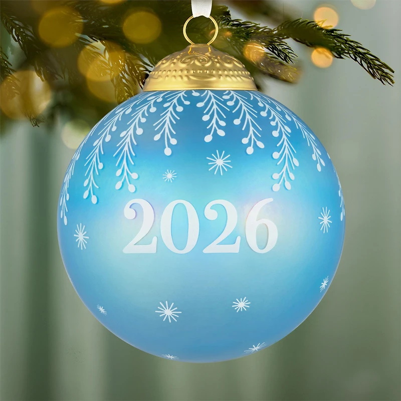 Christmas Commemorative 2026 Ball Glass Ornament for only USD 28.99 | Hallmark