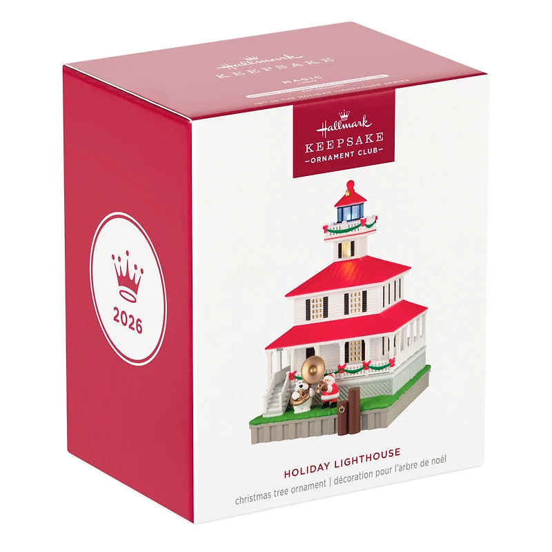 Holiday Lighthouse 2026 Ornament With Light for only USD 34.99 | Hallmark