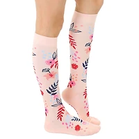 Living Royal Peach Floral Compression Socks for only USD 15.00 | Hallmark