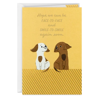 Hope to See You Smile-to-Smile Soon Miss You Card for only USD 4.99 | Hallmark