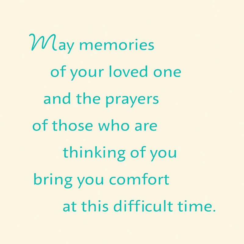 Thoughts and Prayers are With You Sympathy Card for only USD 2.50 | Hallmark