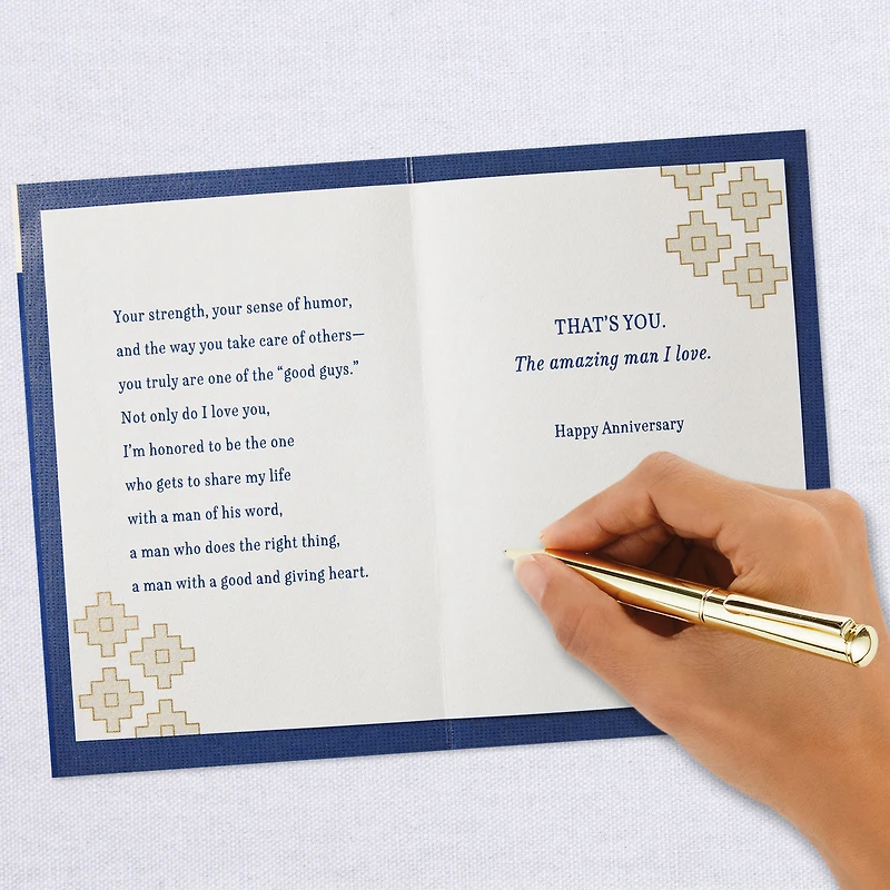 The Amazing Man I Love Anniversary Card for Husband for only USD 8.99 | Hallmark