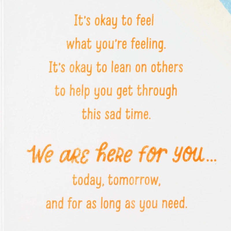 We Are Here for You Sympathy Card for only USD 2.99 | Hallmark