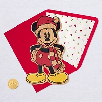 Disney Mickey Mouse Magic of the Season Wooden Christmas Card for only USD 8.99 | Hallmark