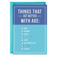 Better With Age Funny Birthday Card for only USD 3.99 | Hallmark