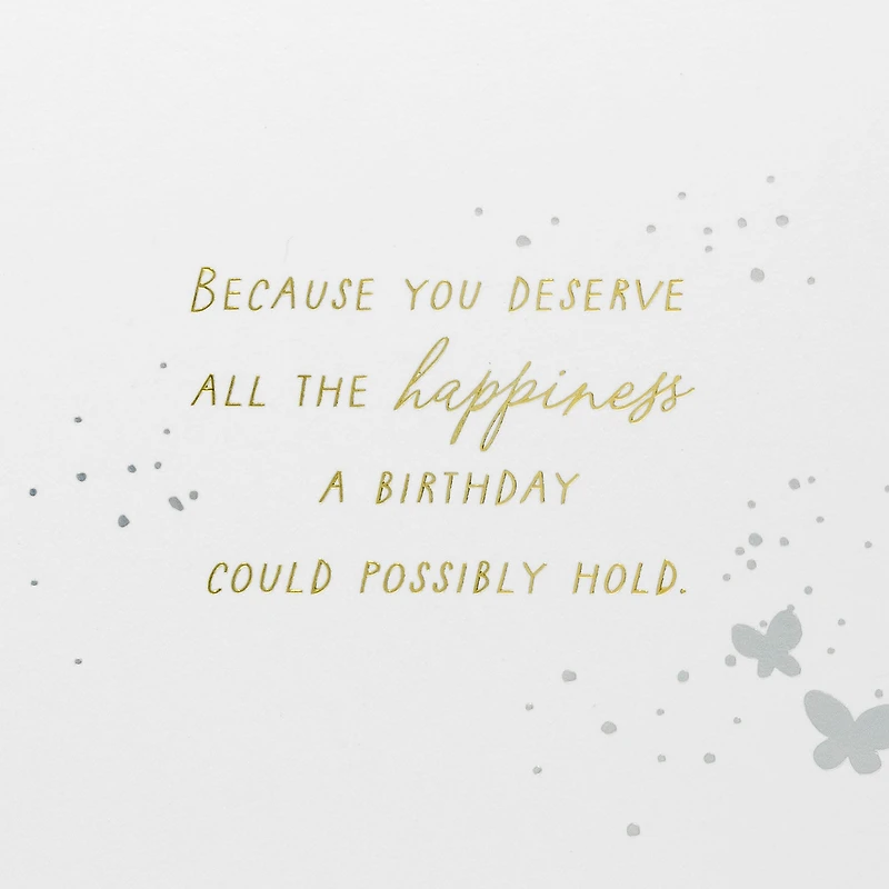 You Deserve All the Happiness Birthday Card for Goddaughter for only USD 5.59 | Hallmark