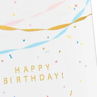 Confetti and Streamers Blank Birthday Card for only USD 5.99 | Hallmark