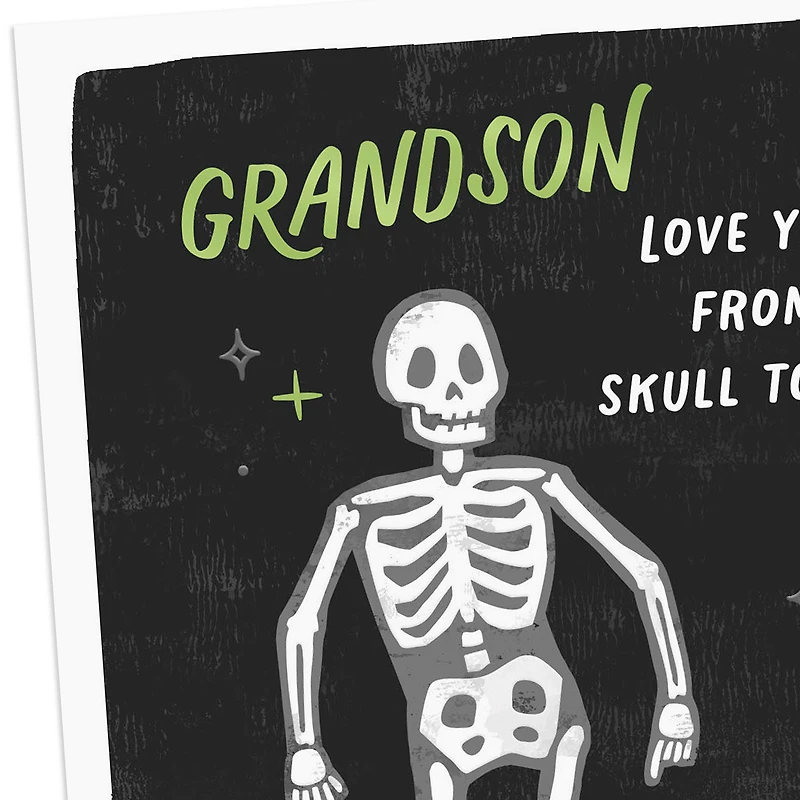 Love You From Skull to Toe Halloween Card for Grandson for only USD 2.99 | Hallmark