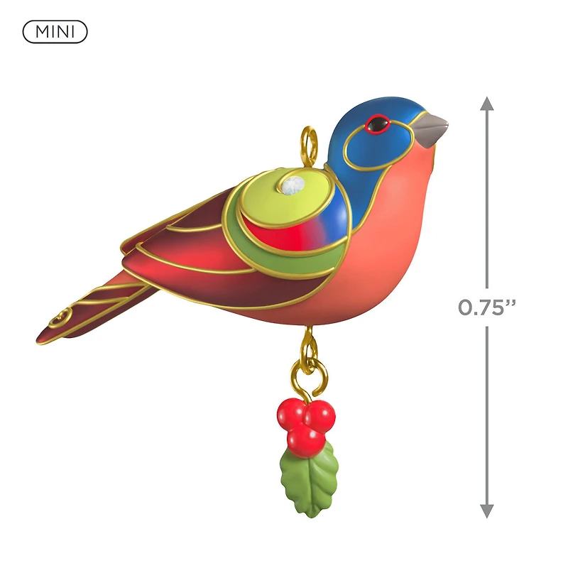 Mini Painted Bunting Ornament, 0.75" for only USD 12.99 | Hallmark