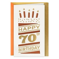Enjoy All the Good Things 70th Birthday Card for only USD 4.99 | Hallmark