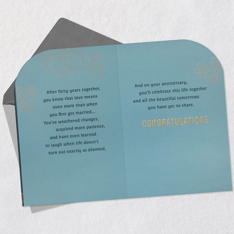 Celebrate This Life Together 40th Anniversary Card for only USD 4.59 | Hallmark