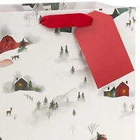 9.6" Snowy Country Scenes Medium Holiday Gift Bag for only USD 3.49 | Hallmark