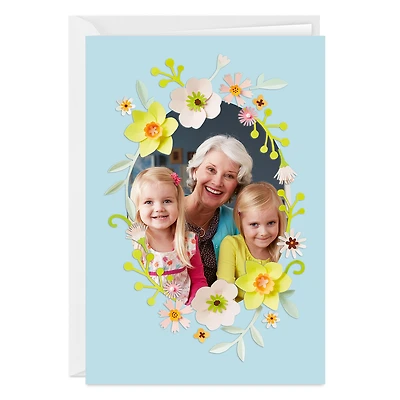 Floral Oval Frame Custom Easter Card for only USD 4.99 | Hallmark