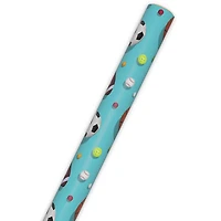 Sports Balls on Blue Wrapping Paper, 20 sq. ft. for only USD 4.99 | Hallmark