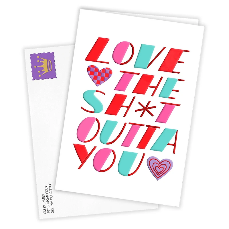 Love the Sh*t Outta You Funny Custom Card for only USD 4.99 | Hallmark