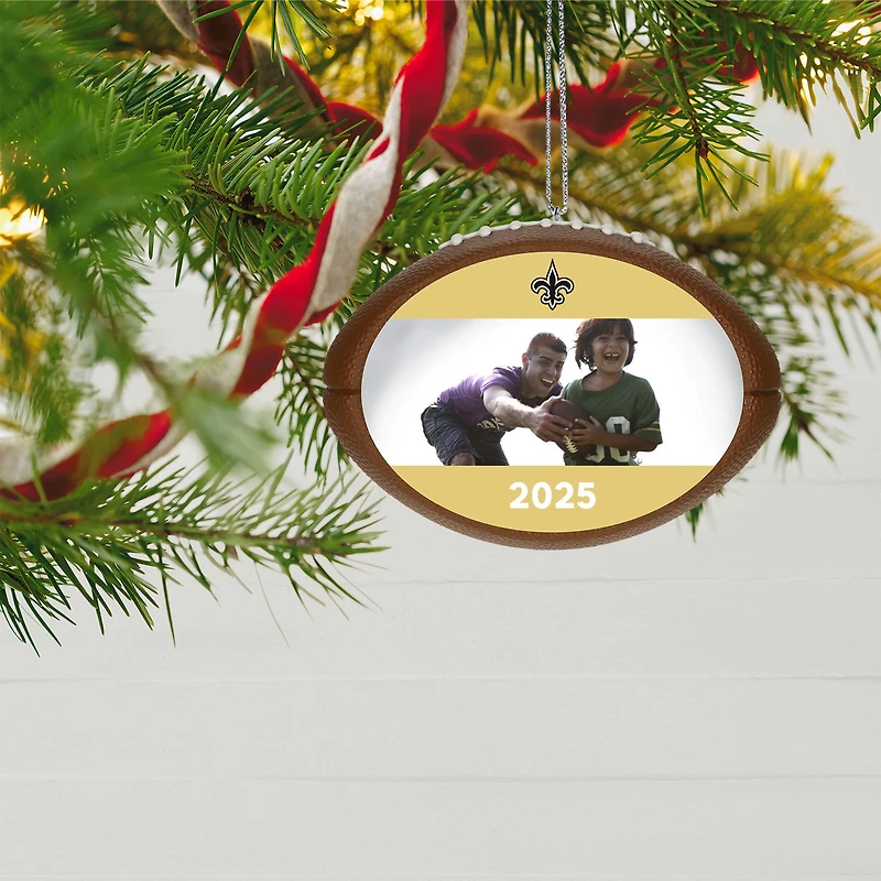 NFL New Orleans Saints Football Personalized Ornament