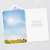 Caring Thoughts Shining Through Thinking of You Card for only USD 2.99 | Hallmark
