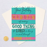 Celebrate Every Good Thing Religious Birthday Card for only USD 2.99 | Hallmark