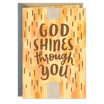 God Shines Through You Religious Clergy Appreciation Card for only USD 3.99 | Hallmark